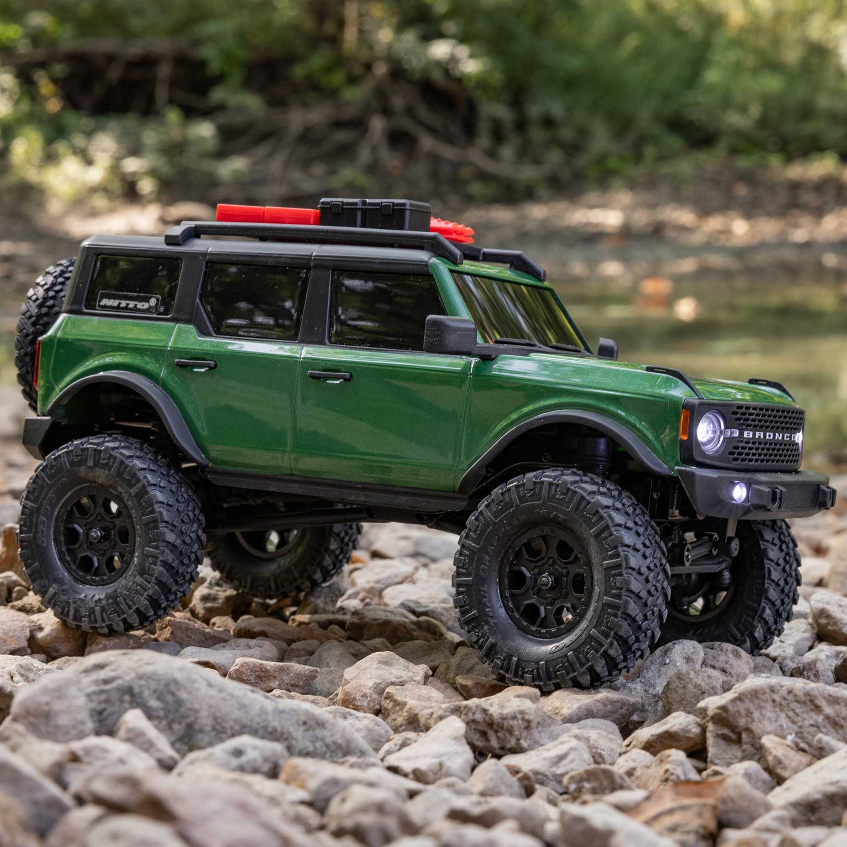 SCX24 Ford Bronco 4X4 1/24 Crawler RTR Combo, Green