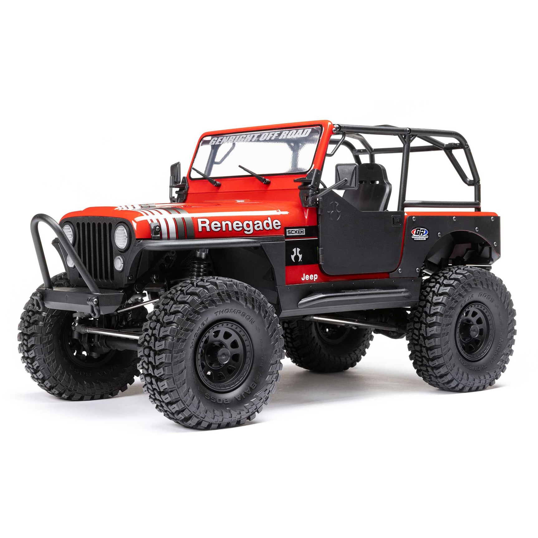 AXI03008V2T1 AXI03008V2T1 SCX10 III 1/10 4X4 Crawler, Jeep CJ-7, Red