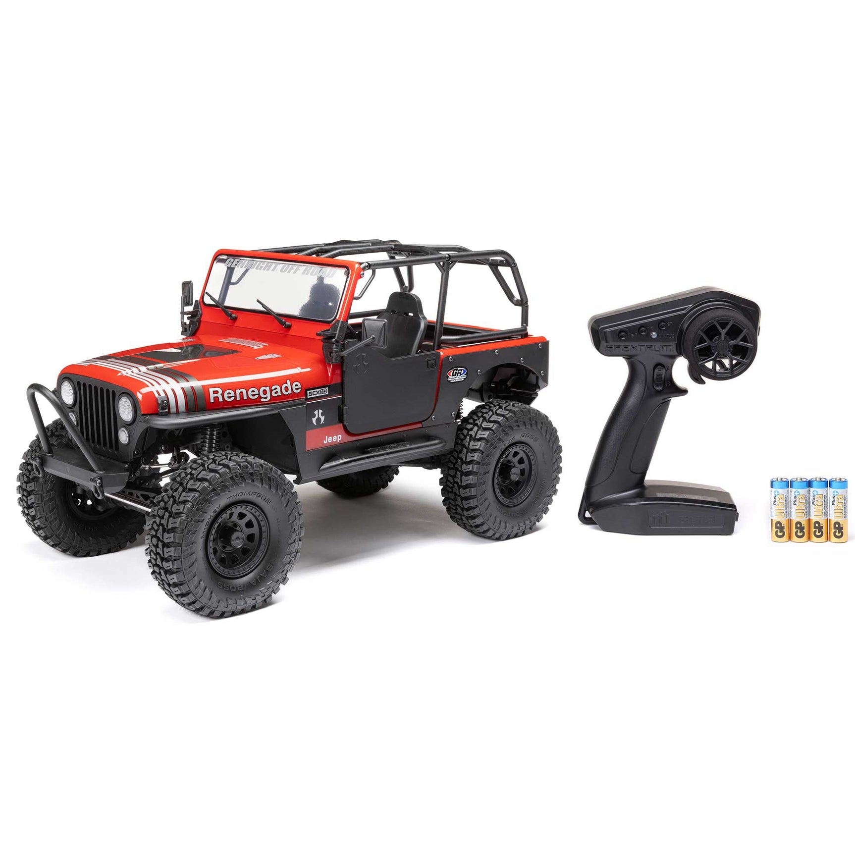 SCX10 III 1/10 4X4 Crawler, Jeep CJ-7, Red