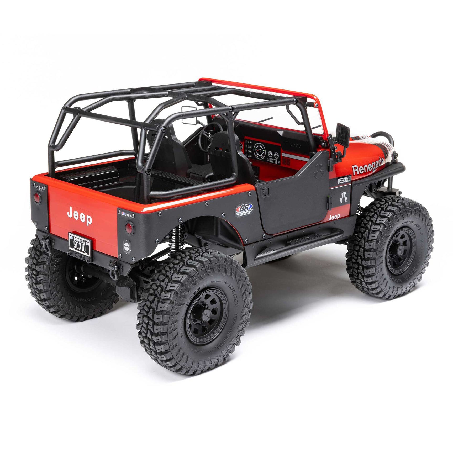 SCX10 III 1/10 4X4 Crawler, Jeep CJ-7, Red