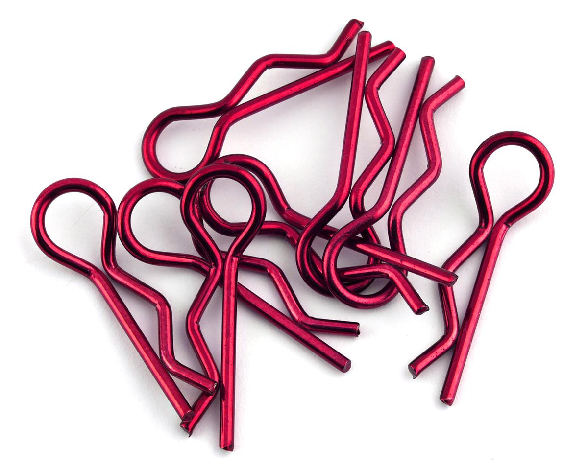 BDYBC-88P BC-88P Body Clips, 1/8 Scale (8), Pink