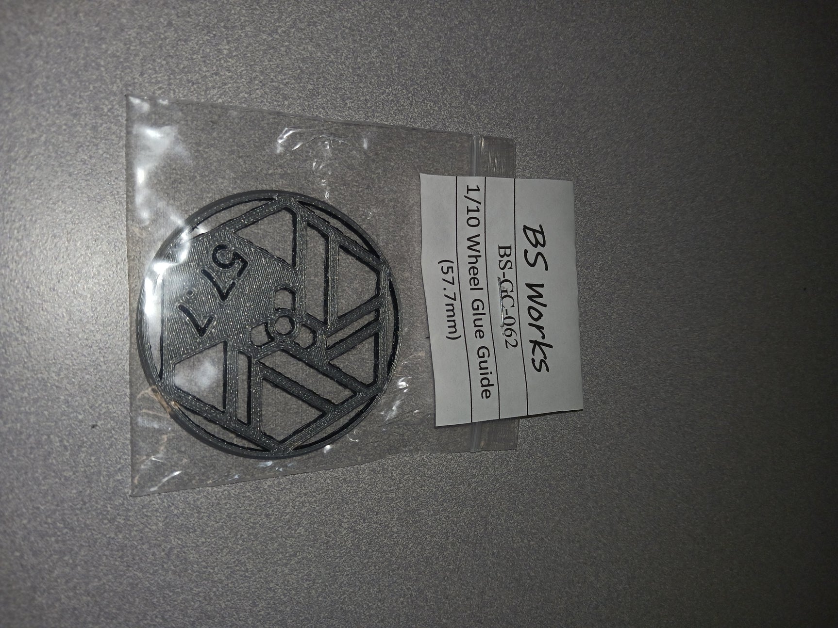 BSWBS-GC-062 BS-GC-062 1/10 Touring Car Wheel Glue Guide, 57.7mm