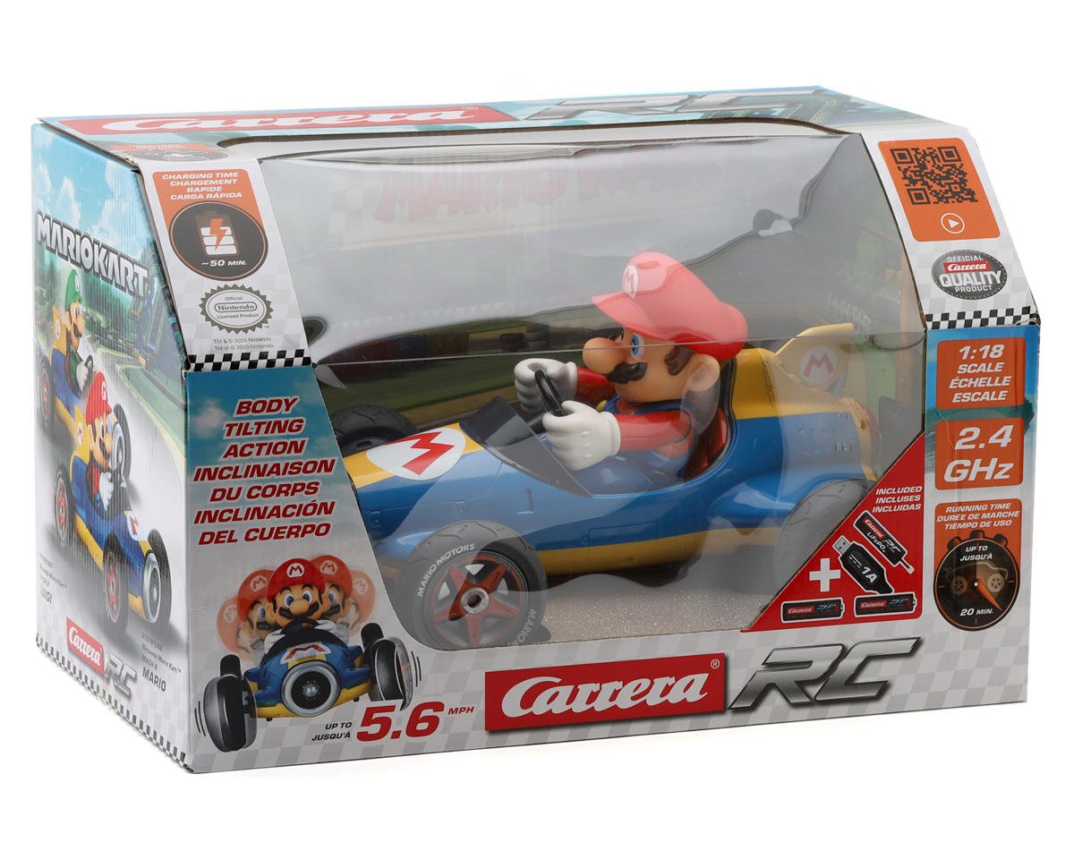 Nintendo Mario Kart 1/18 Scale RC Car RTR, Mario Mach 8