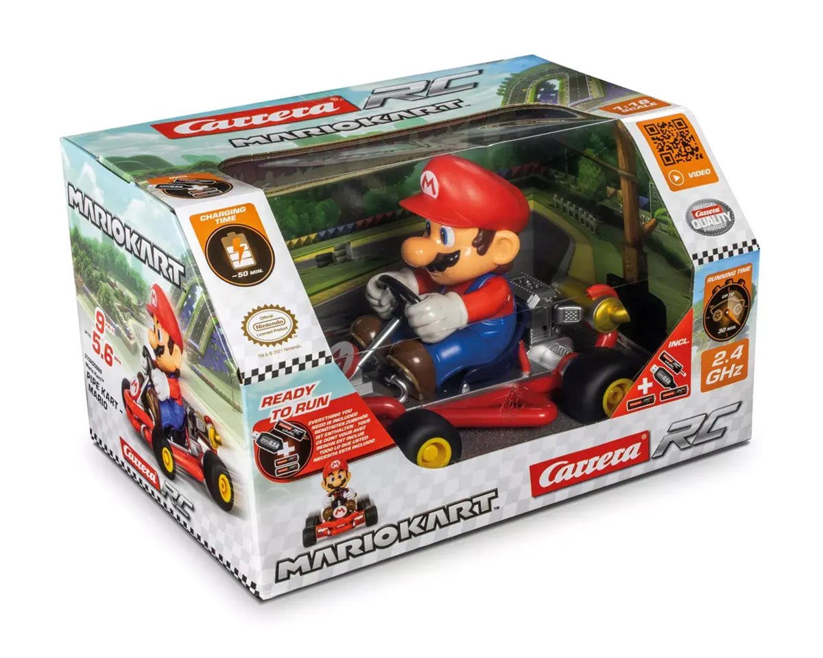 Nintendo Mario Kart 1/18 Scale RC Car RTR, Mario