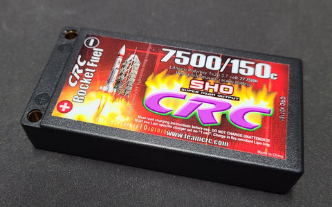 CRC 37151 Rocket Fuel 3.7v 1S LiPo Battery, 7500mAh 150C