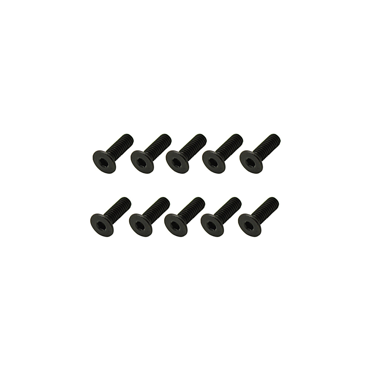 CRCCR340 CR340 Steel Countersunk Hex Screws, M2.2x6