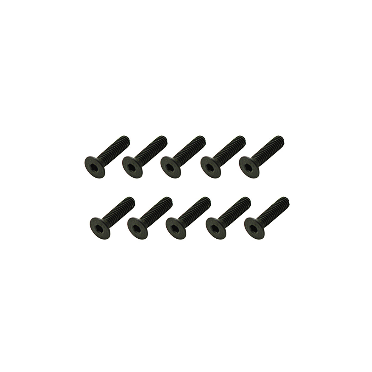 CRCCR342 CR342 Steel Countersunk Hex Screws, M2.2x10