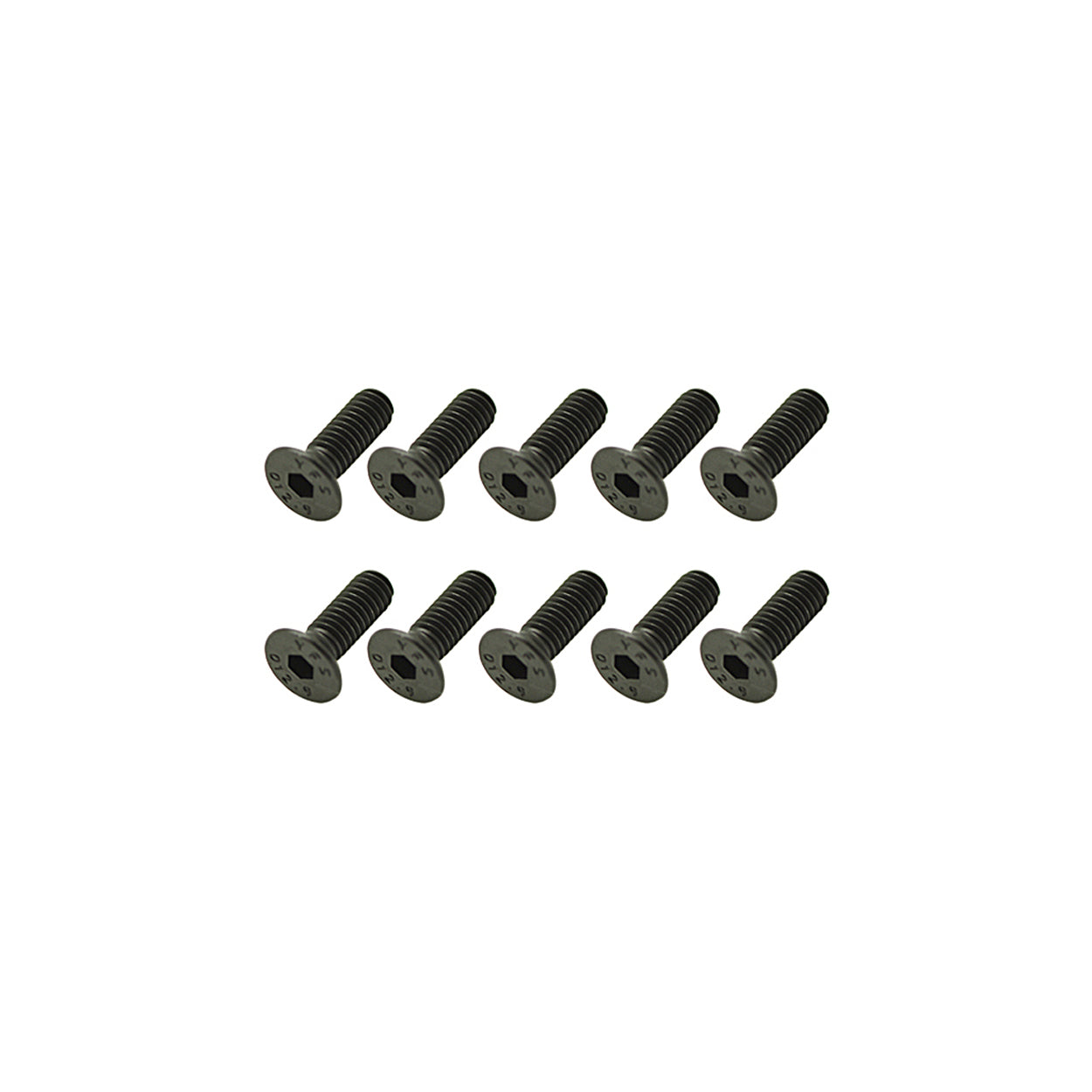 CRCCR356 CR356 Steel Countersunk Hex Screws, M4x12