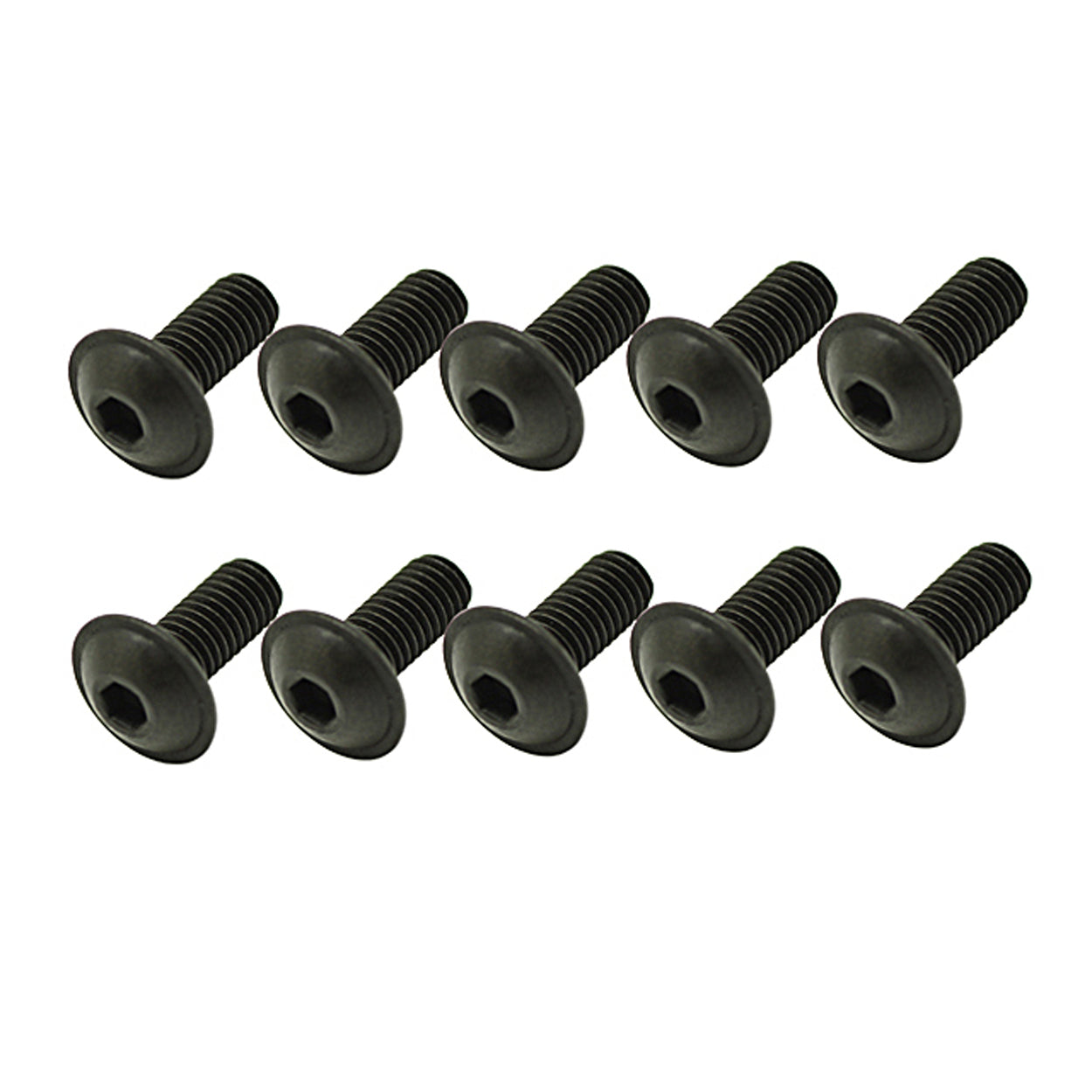 CRCCR375 CR375 Steel FL Cap Head Hex Screws, M5x12