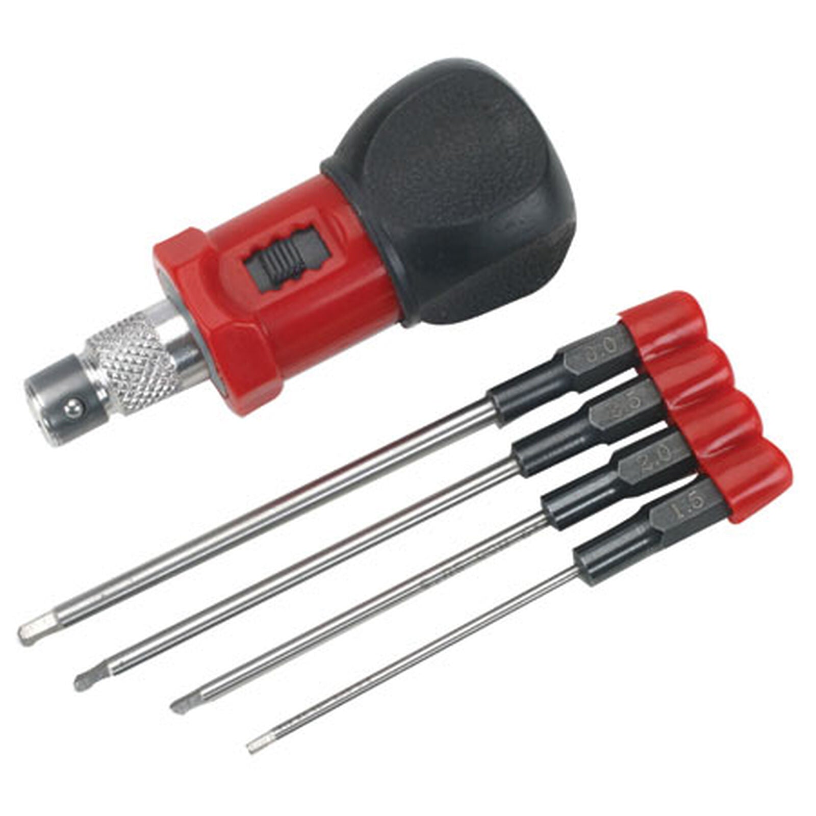 DYN2930 2930 Dynamite 4 Piece Metric Hex Wrench Set w/ Handle