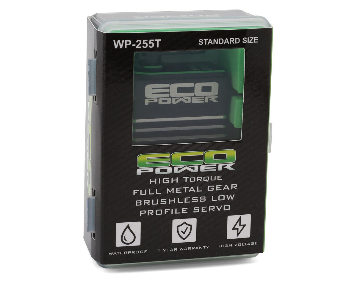 WP255T Waterproof High Torque Brushless Metal Gear HV Servo, 0.12s / 681oz-in @ 7.4V