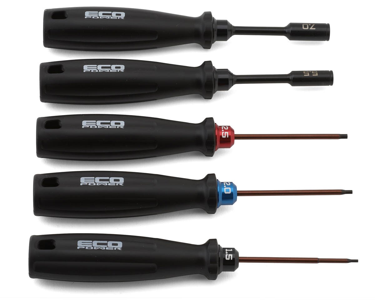 ECP-3035 ECP-3035 5-Piece Essential Tool Set, 1.5/2.0/2.5/5.5/7mm Drivers
