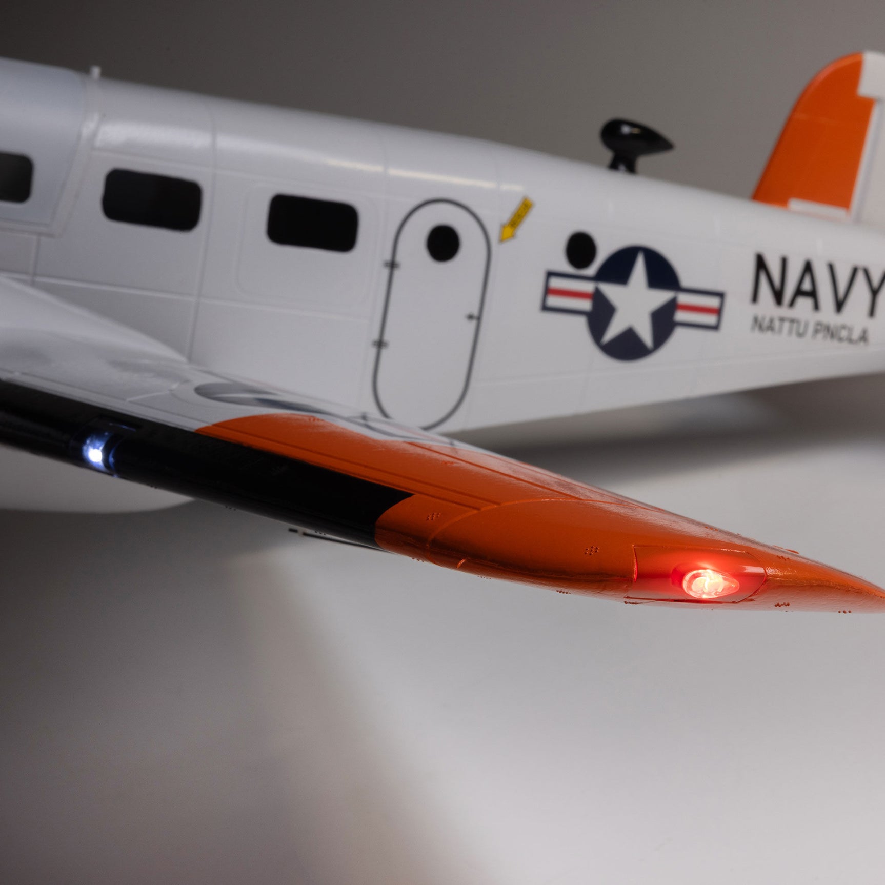 Beechcraft D18/RC-45J 1.5M BNF Airplane
