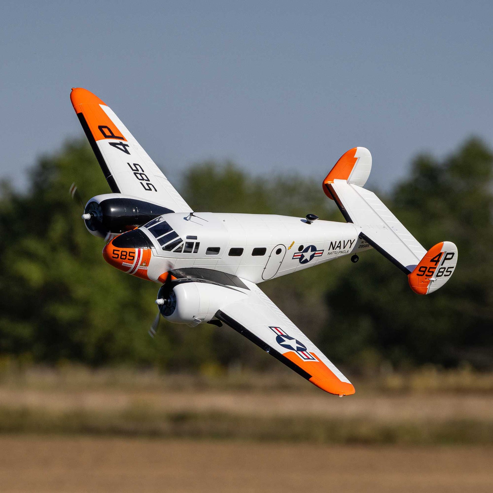 Beechcraft D18/RC-45J 1.5M PNP Airplane