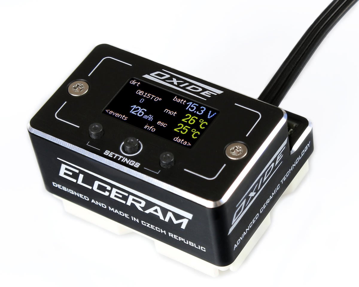 ELC011 ELC011 Oxide 1/8 Brushless ESC w/ Color LCD Display