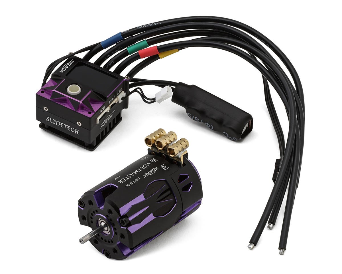 FUR-2656 FUR-2656 SlideVolt 1/10 Drift Sensored Brushless Motor & ESC Combo