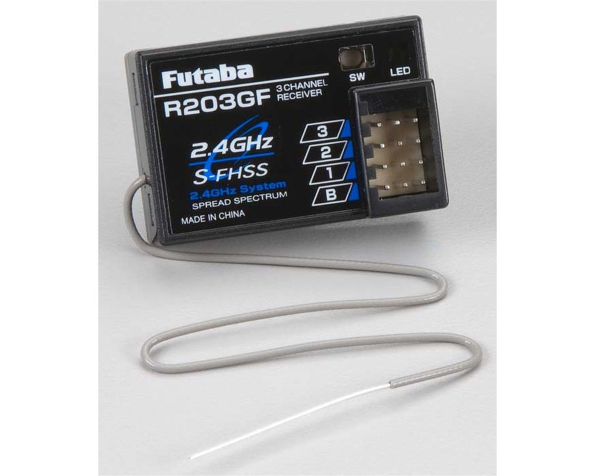 FUT01102237-3 01102237-1 R203GF S-FHSS 2.4 GHz 3-Channel Receiver