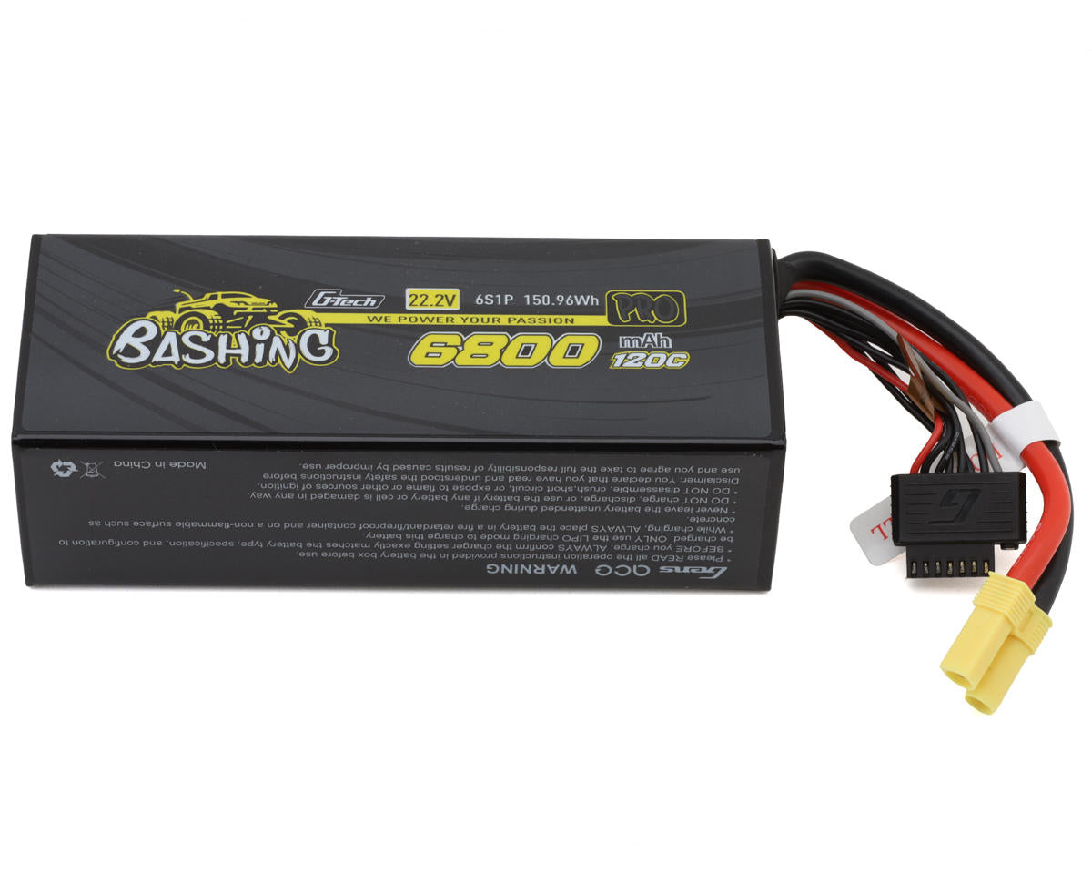 GEA686S12E5GT 686S12E5GT 6S G-Tech Bashing Hardcase LiPo Battery, 120C 6800mAh, EC5