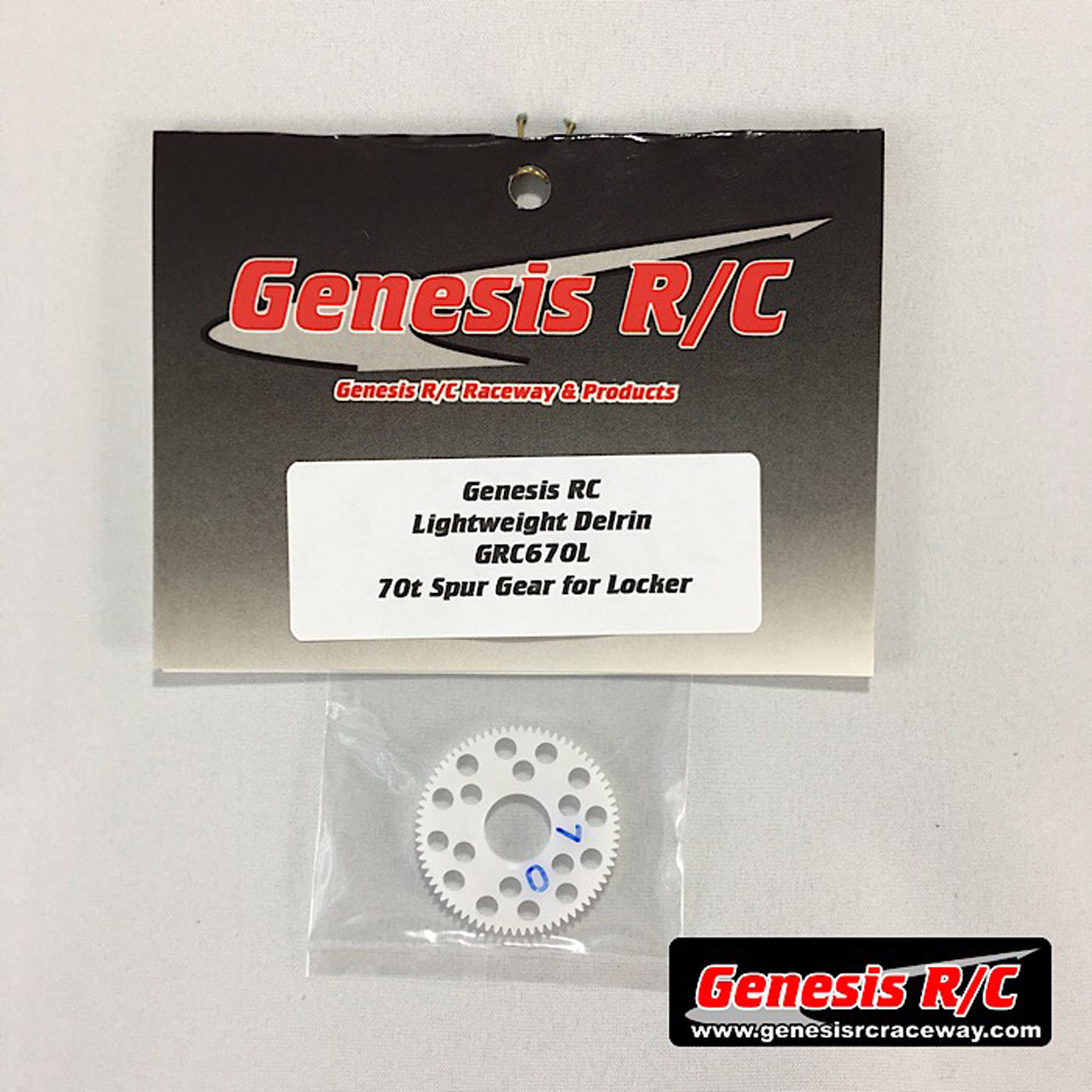 GRC670L GRC670L Locker 70T Spur Gear, LW Delrin