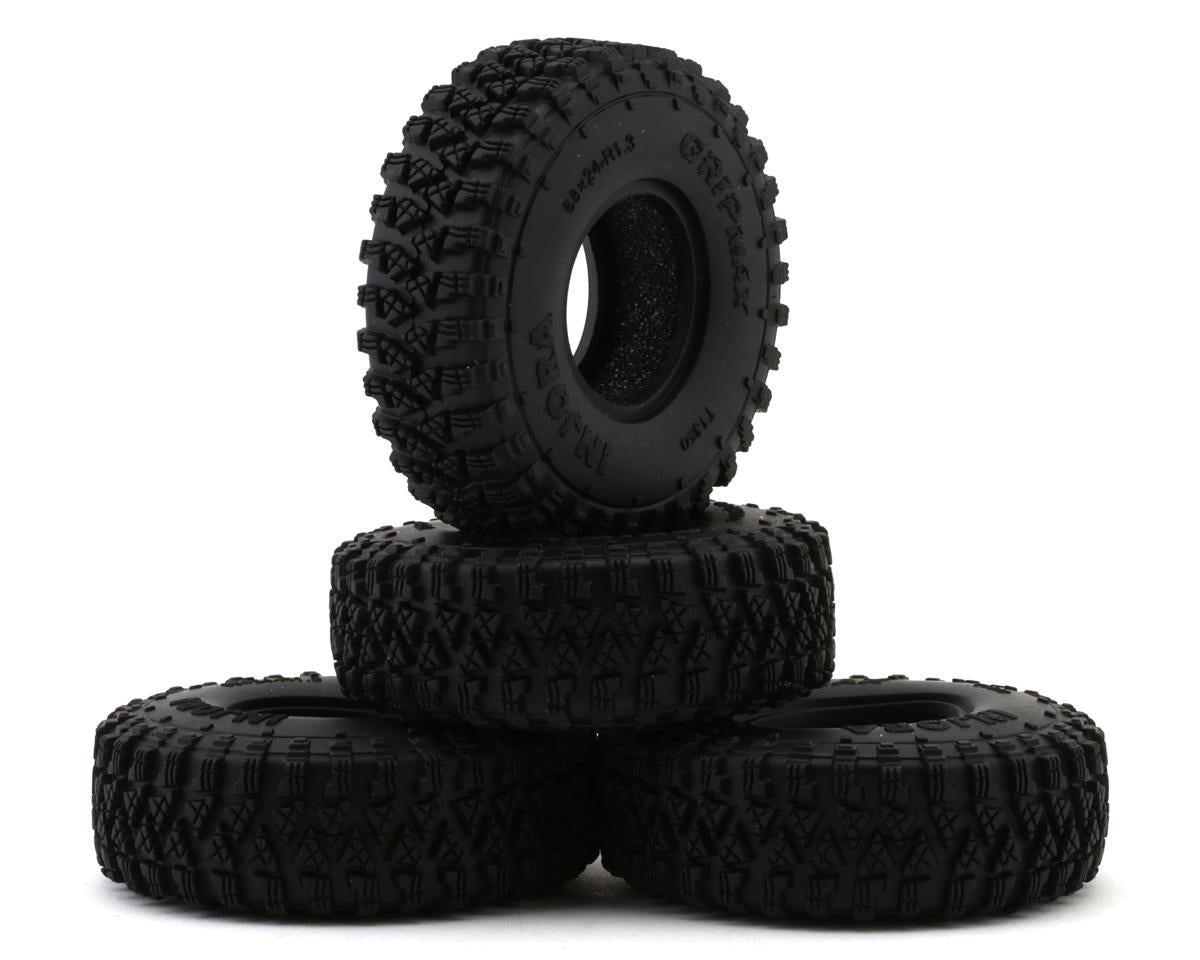 INJAX-T1350 AX-T1350 Gripmax 1.3in Micro Rock Crawler Tires, S4 Compound (4)