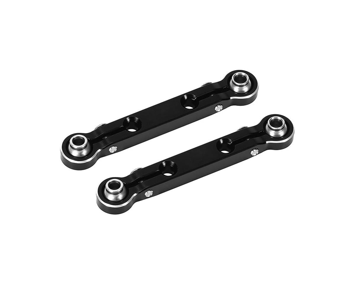 Losi NASCAR Aluminum Steering Links, Black (2)