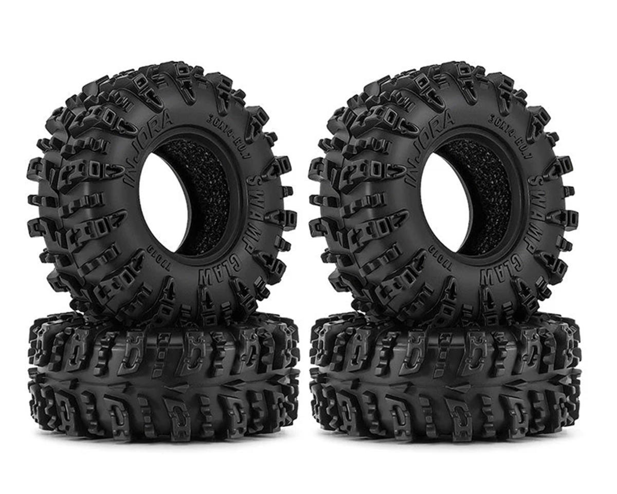 INJT7019 T7019 Swamp Claw Tires, 0.7in 36x14mm (4)