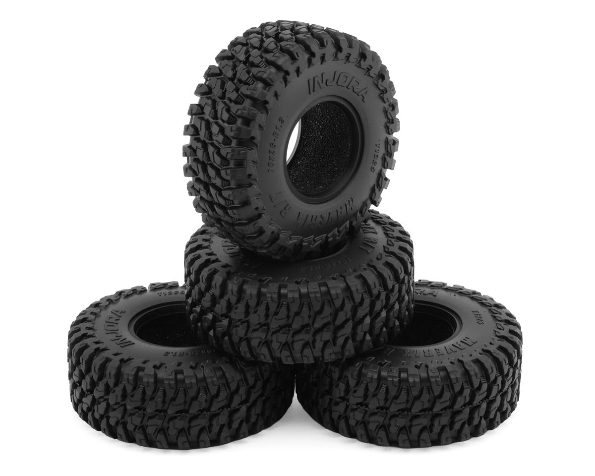 INJYQT-1325 YQT-1325 MAVERIX R/T Micro Rock Crawler Tires, 1.3in 70x26mm (4)