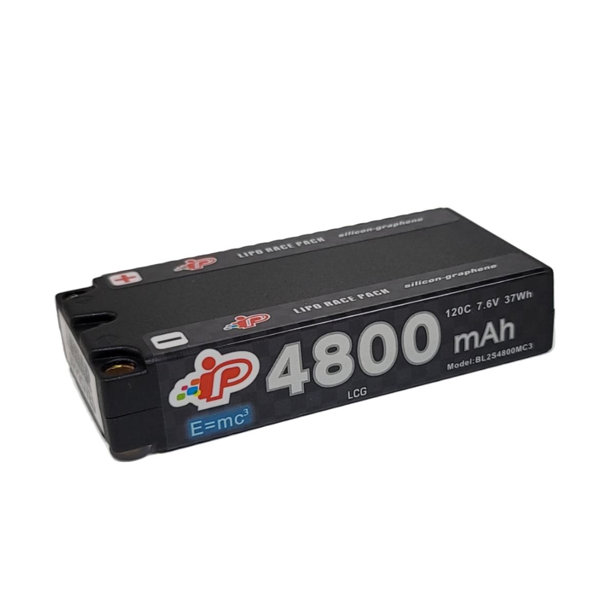 IPBIP-BL2S4800MC3 IP-BL2S4800MC3 MC3 7.6V 2S LCG Shorty LiPo Battery, 4800mAh 120C