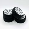 JAC2402 2402 Jaco Green 28 1/10 Touring Car Pre-Glued Tires (4)