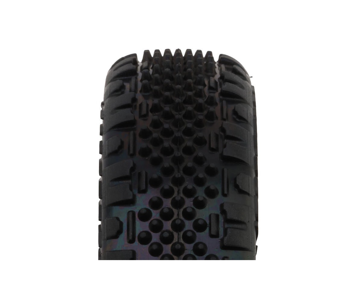 Pin Swag Slim 2.2" 2WD Front Buggy Carpet Tires, Purple Compound (2)