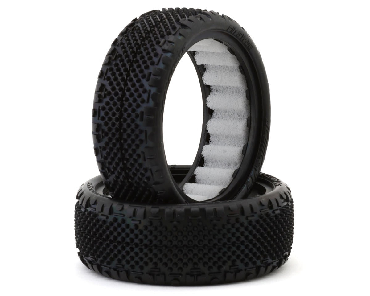 JCO4062-011 4062-011 Pin Swag LP Wide 2.2" 2WD Front Buggy Carpet Tires, Purple Compound (2)