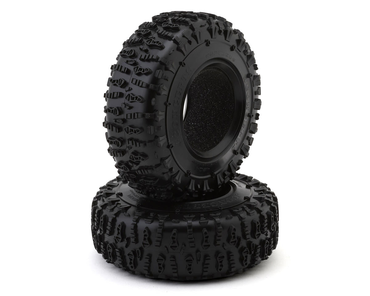 JCO4204-02 4204-02 Ruptures 2.2" 4.75" OD Crawler Tires, 1.5" Width, Green (2)