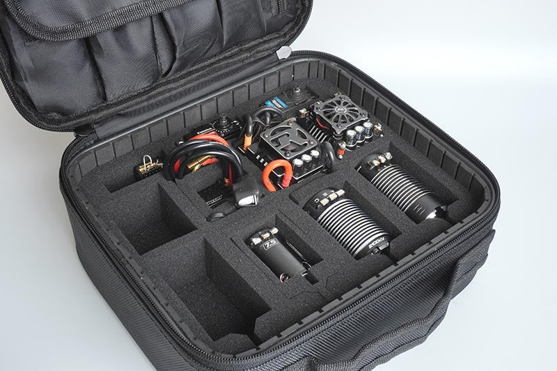 Hard Frame Electronics Bag w/ Foam Insert for Motors, ESCs & Servos