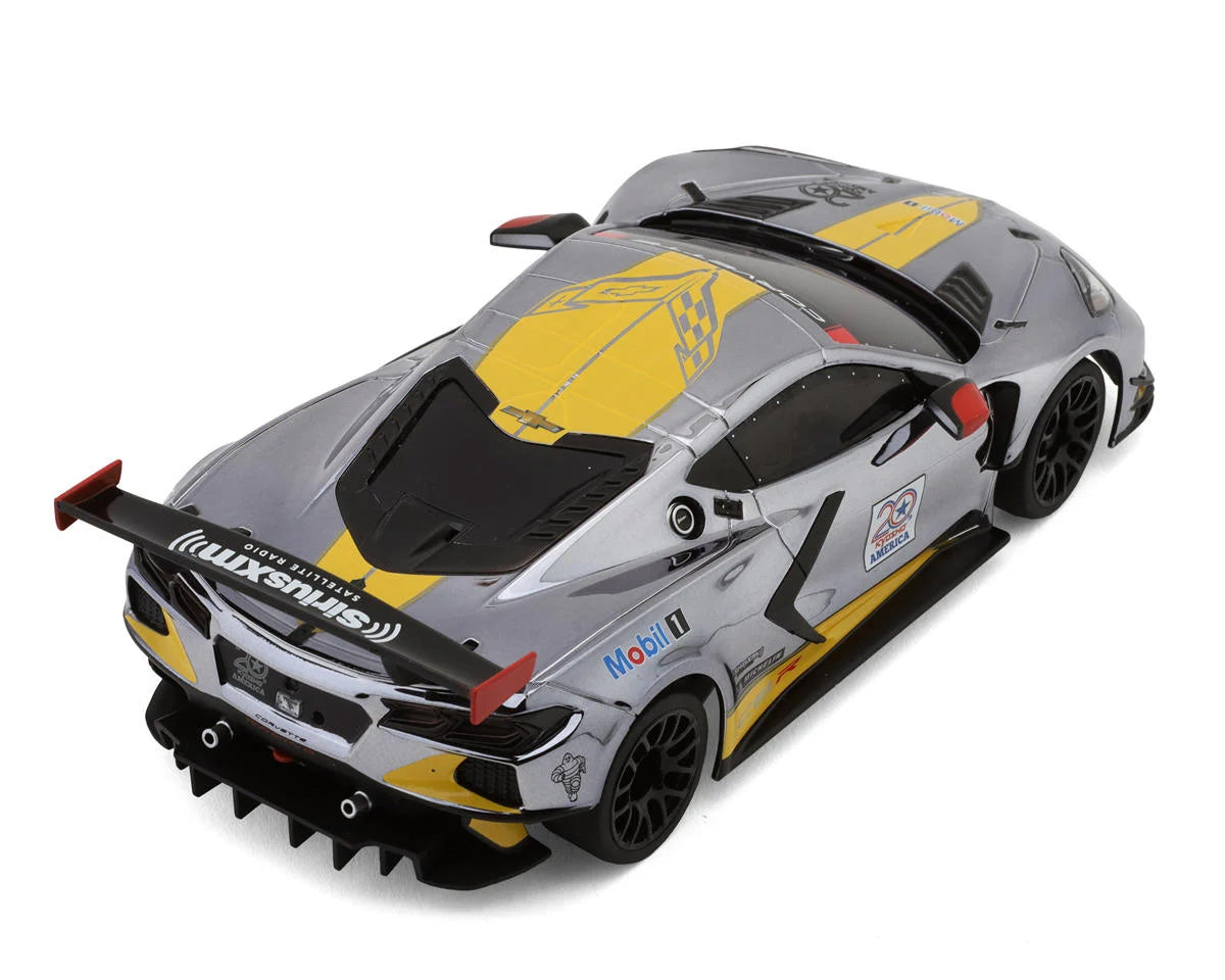MR-04 Chevy Corvette C8.R Readyset, Chrome/Yellow