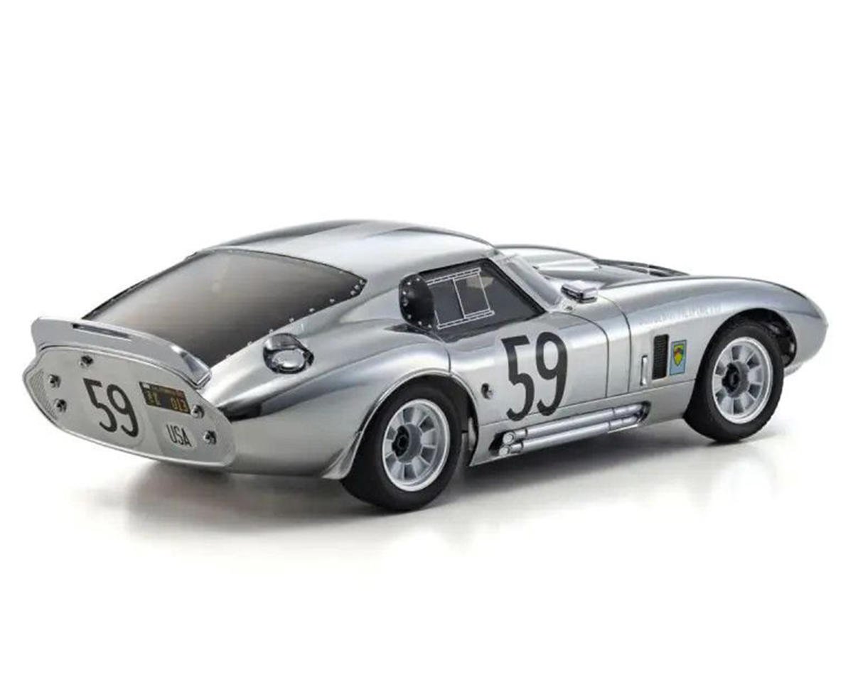 First Mini-Z RWD Shelby Cobra Daytona Readyset, Chrome