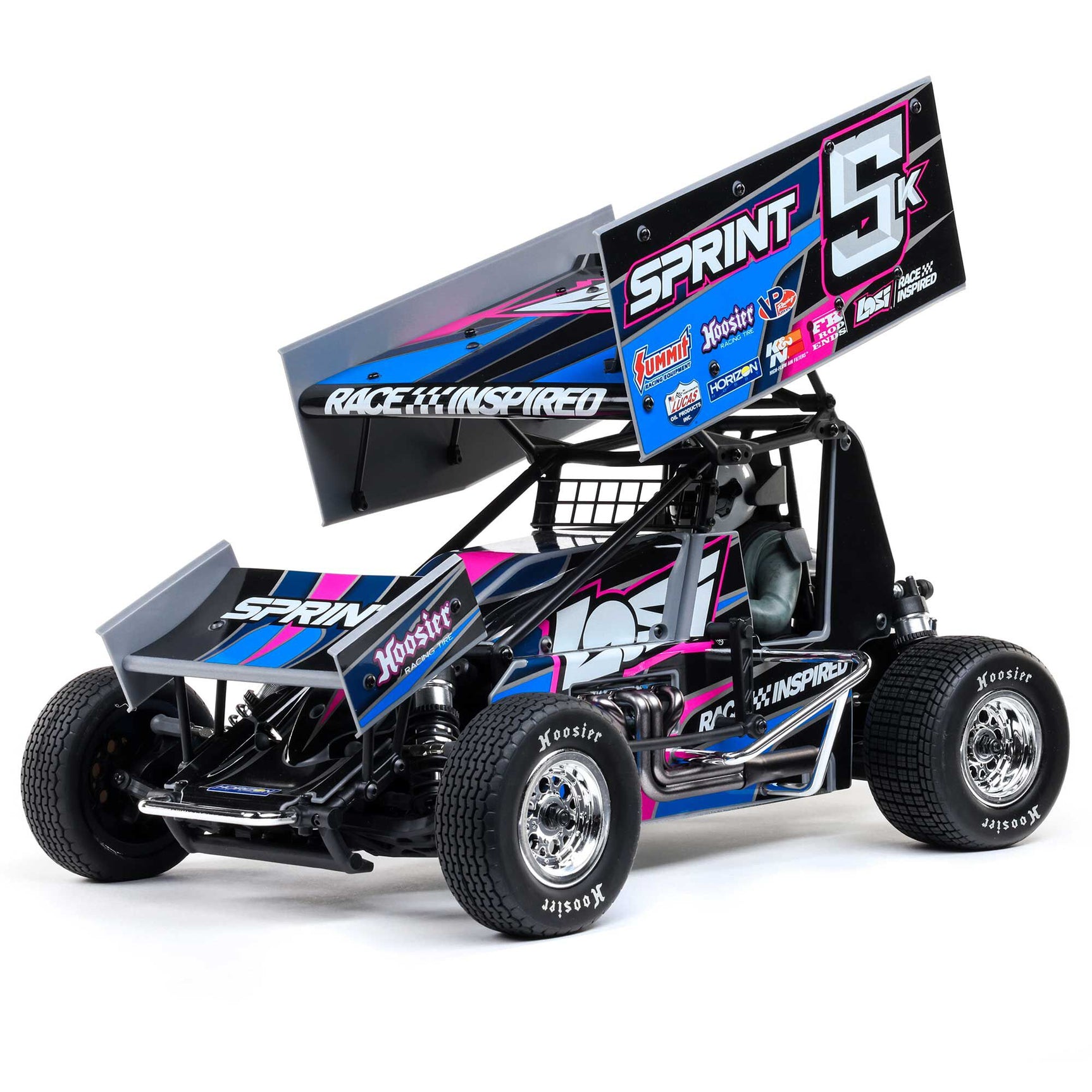LOS-1387T1 LOS-1387T1 22S 1/10 Sprint Car RTR, Blue