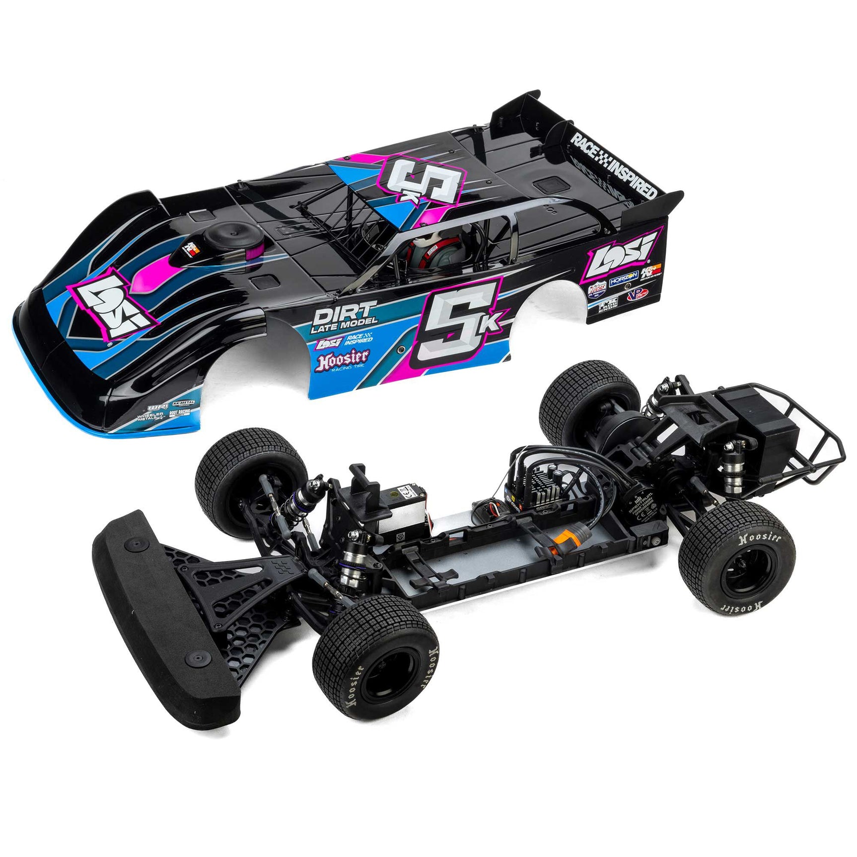 22S Brushless Dirt Late Model RTR, Blue