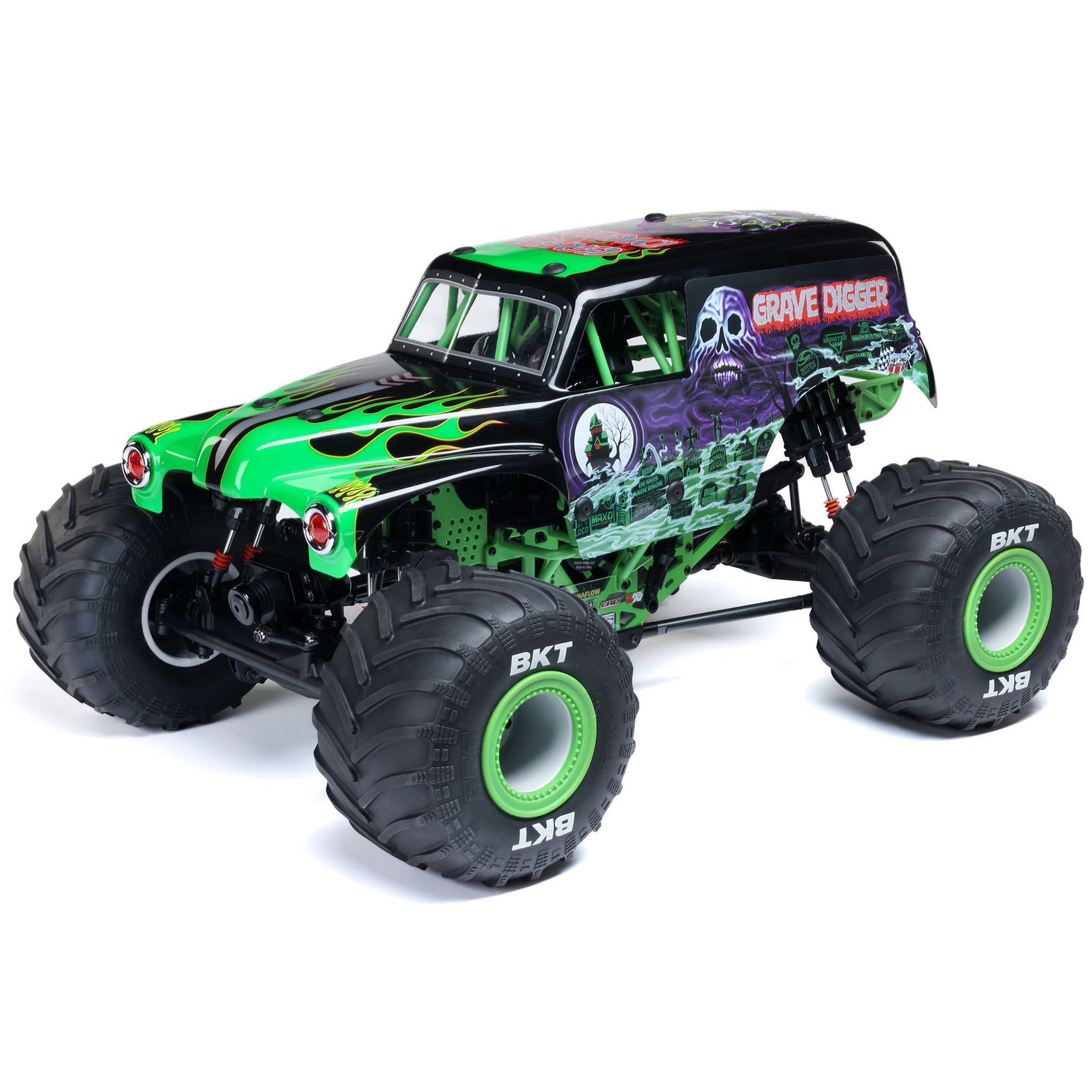 LOS04028T1 LOS04028T1 LMT 2.0 1/8 4X4 Solid Axle Monster Truck RTR, Grave Digger