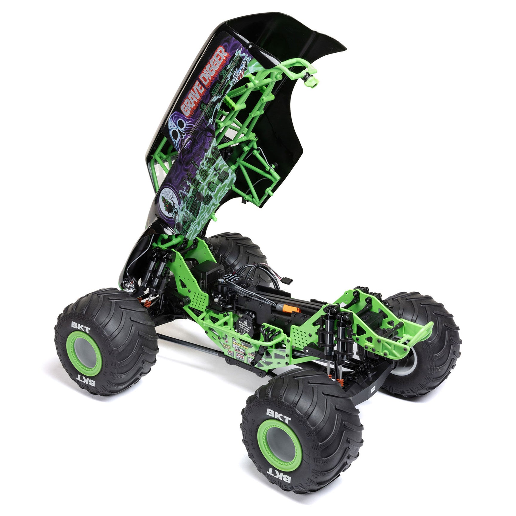 LMT 2.0 1/8 4X4 Solid Axle Monster Truck RTR, Grave Digger