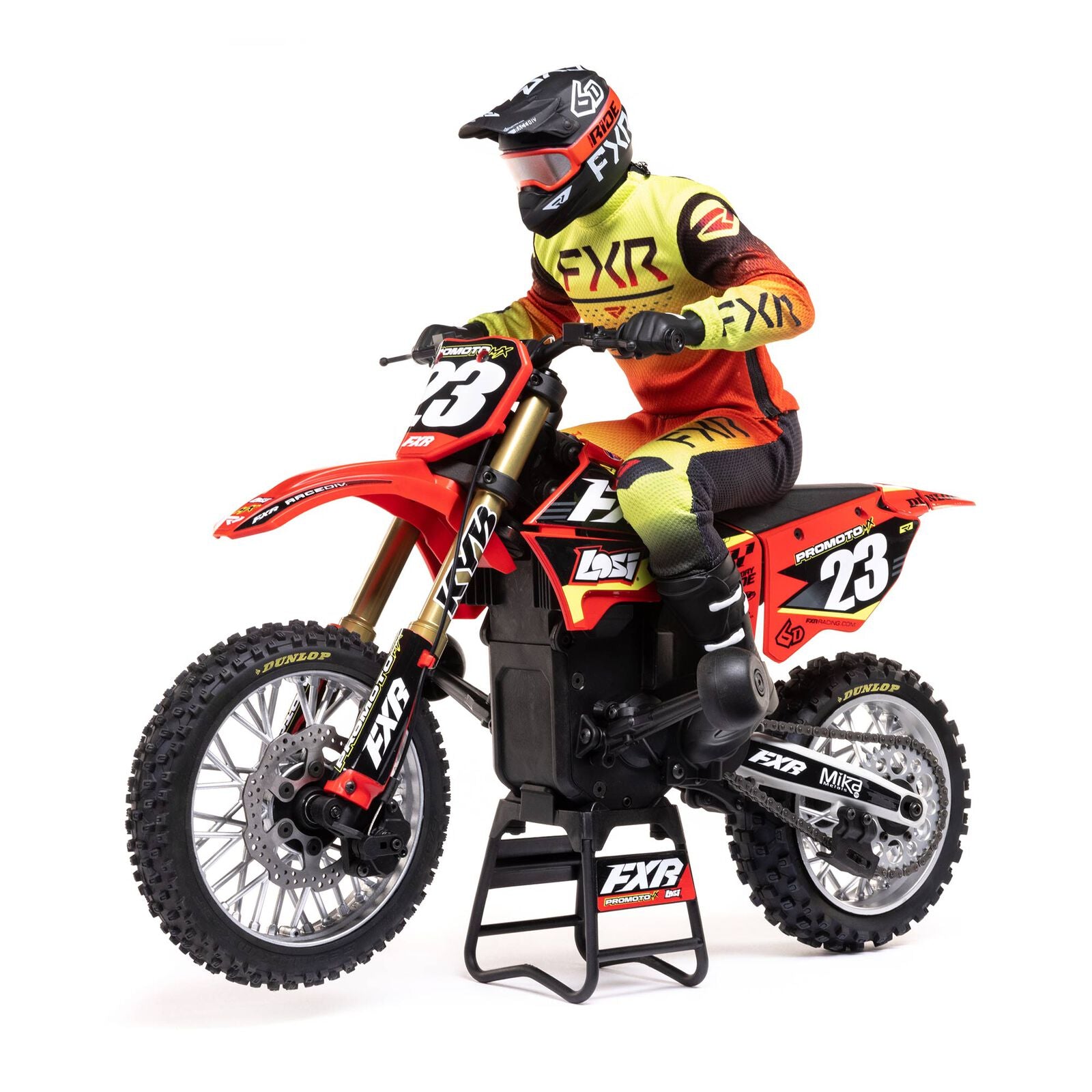 LOS06000T1 LOS06000T1 Promoto-MX 1/4 Motorcycle RTR, Red