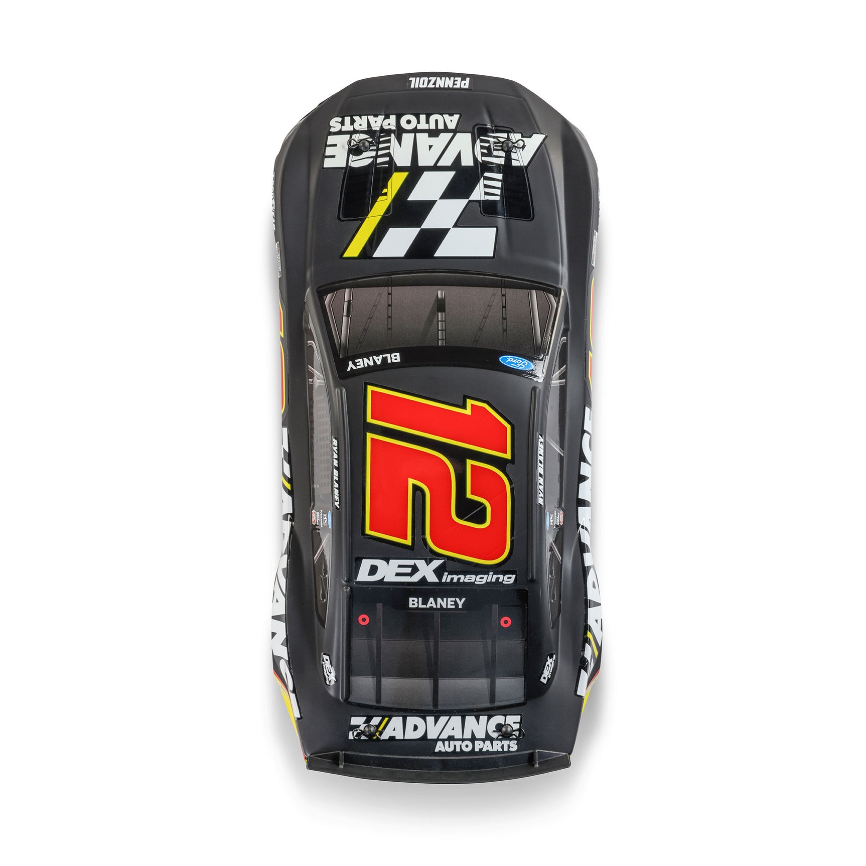 2025 NASCAR Ford Mustang 1/12 Stock Car RTR, Ryan Blaney #12