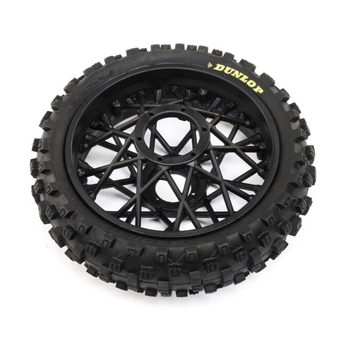 Losi LOS46005 Promoto-MX Dunlop MX53 Rear Mounted Tire, Black