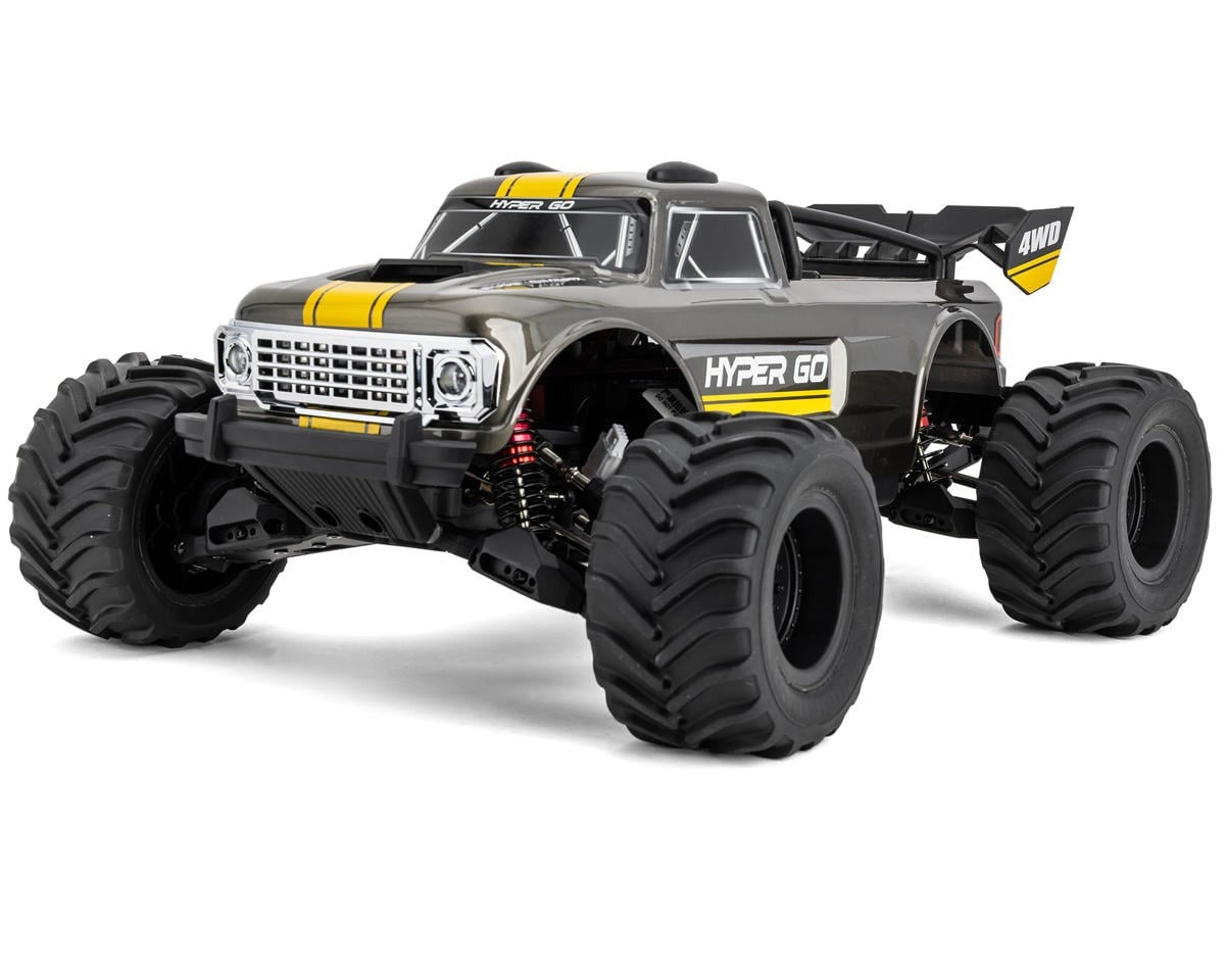 MJX-10210G MJX-10210G Hyper Go 10210 Brushless 4WD 1/10 Monster Truck RTR Combo, Gray