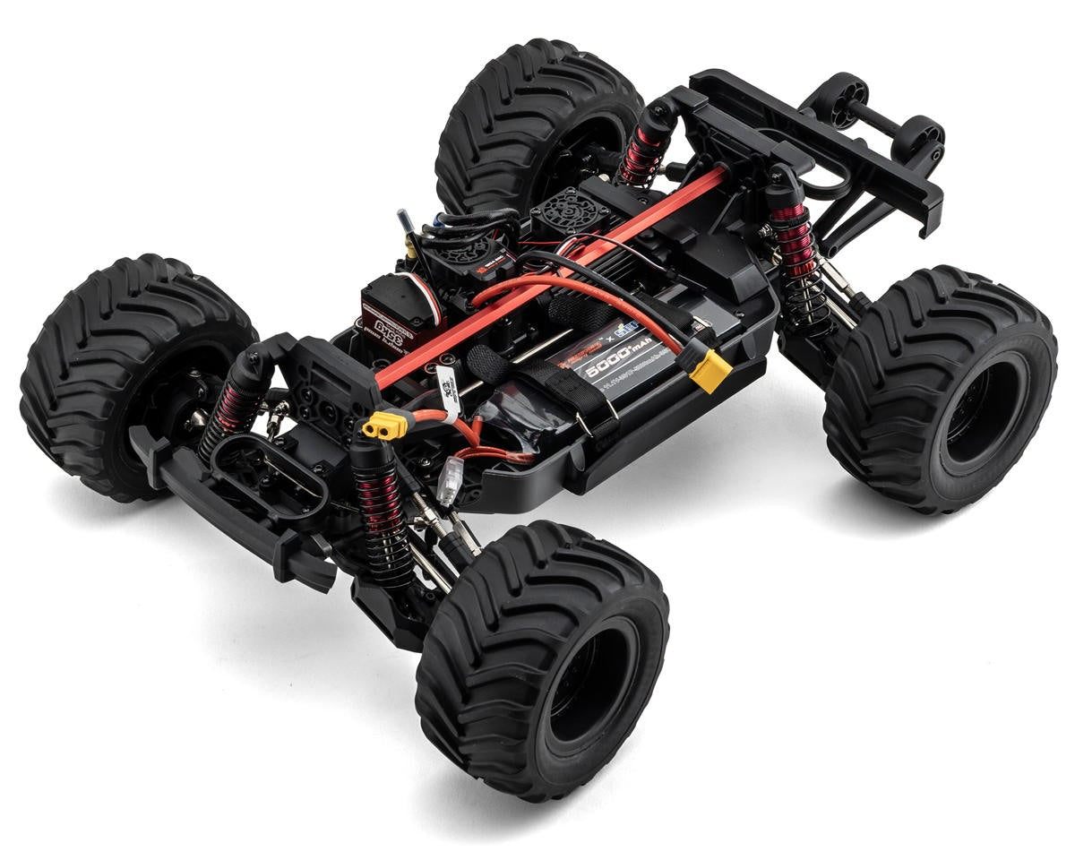 Hyper Go 10210 Brushless 4WD 1/10 Monster Truck RTR Combo, Red