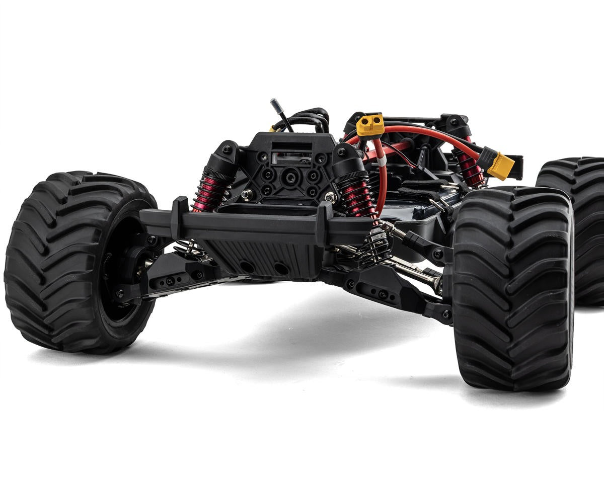 Hyper Go 10210 Brushless 4WD 1/10 Monster Truck RTR Combo, Red