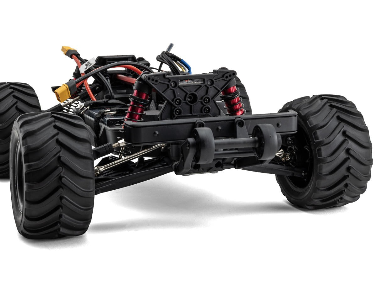 Hyper Go 10210 Brushless 4WD 1/10 Monster Truck RTR Combo, Red