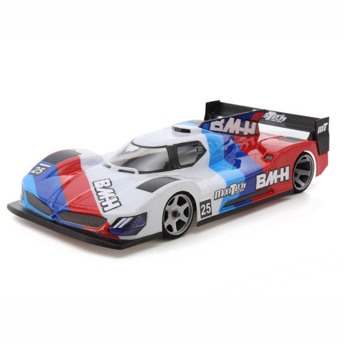 MTBMB-026-001L MB-026-001L BM-H LMH Hypercar 1/12 Pan Car Body, La Leggera/Lightweight, Clear