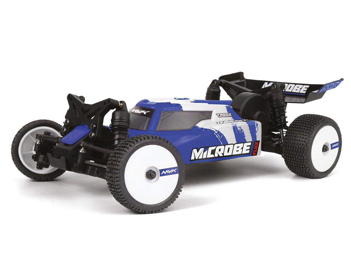 MVK150870 150870 Microbe Flux Brushless 1/24 2WD Buggy RTR Combo, Blue
