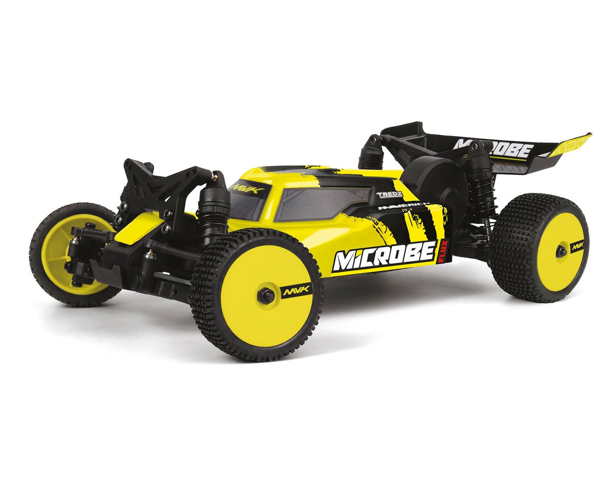 MVK150871 150871 Microbe Flux Brushless 1/24 2WD Buggy RTR Combo, Yellow