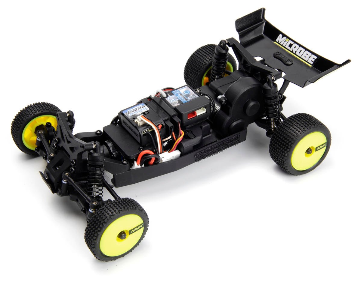 Microbe Flux Brushless 1/24 2WD Buggy RTR Combo, Yellow